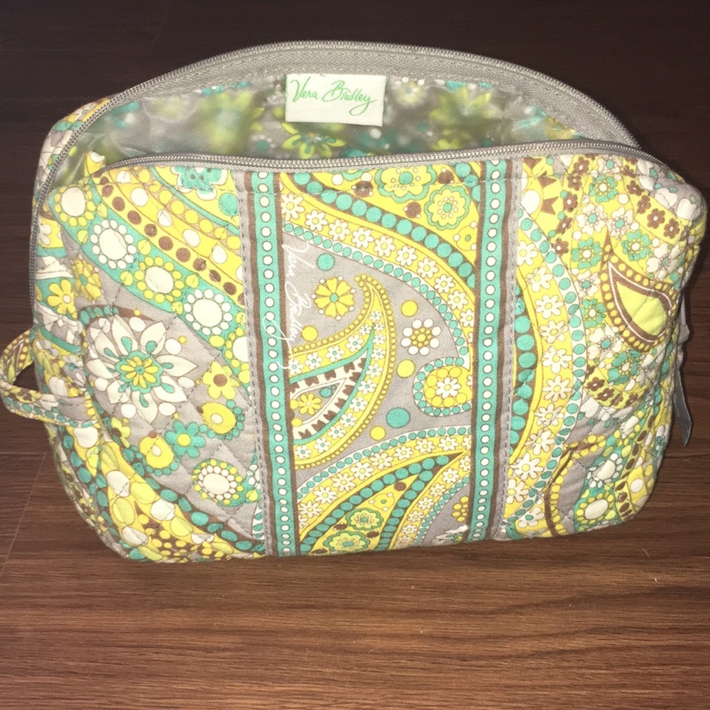 Vera Bradley large cosmetic bag